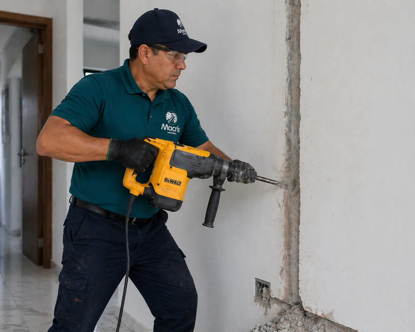 Técnico MACRIS en mantenimiento de equipo